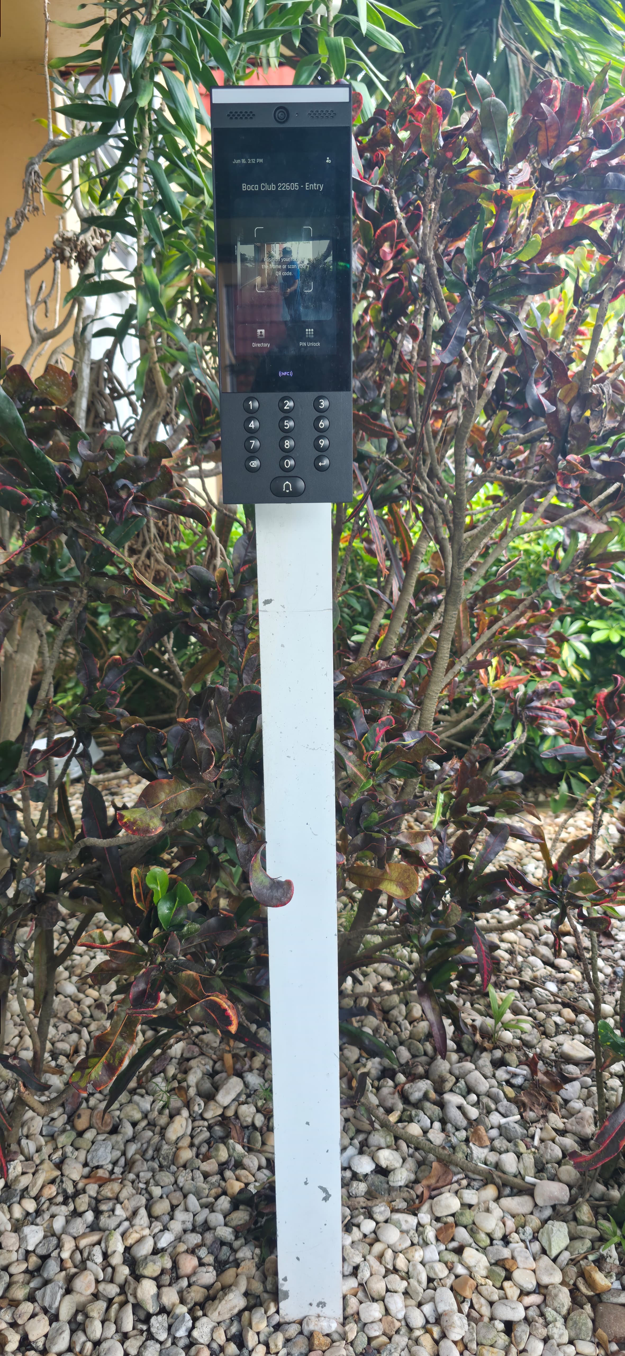 UniFi Access Smart Directory Pedestal and Keypad in Boca Raton FL