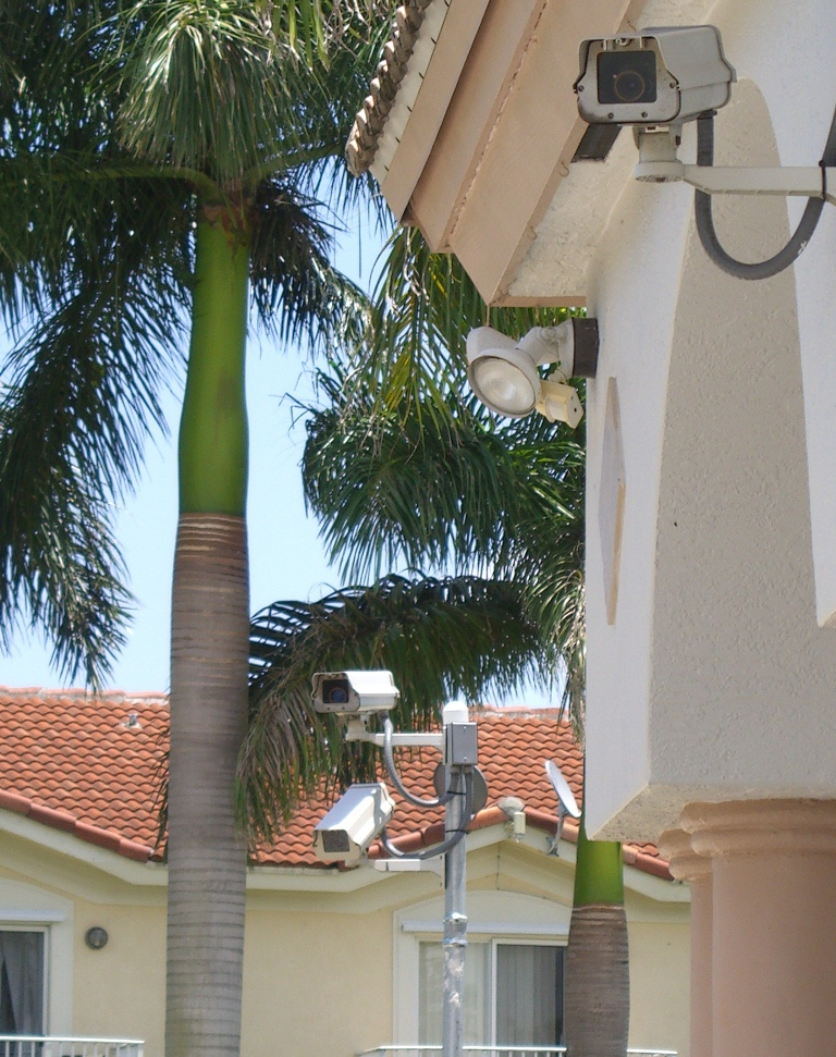 Architectural Soffit Perimeter Security Camera in Delray Beach FL