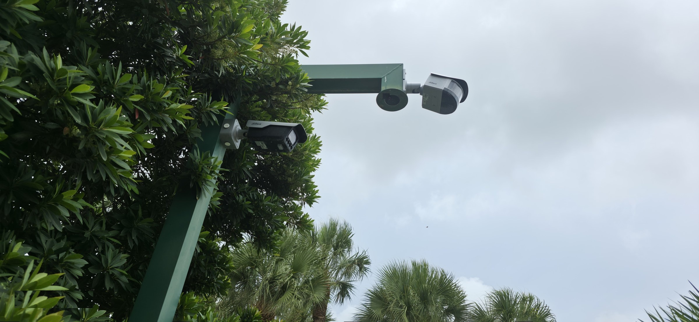 Multi-Sensor Optical Security Camera Stanchion in Palm Beach County FL