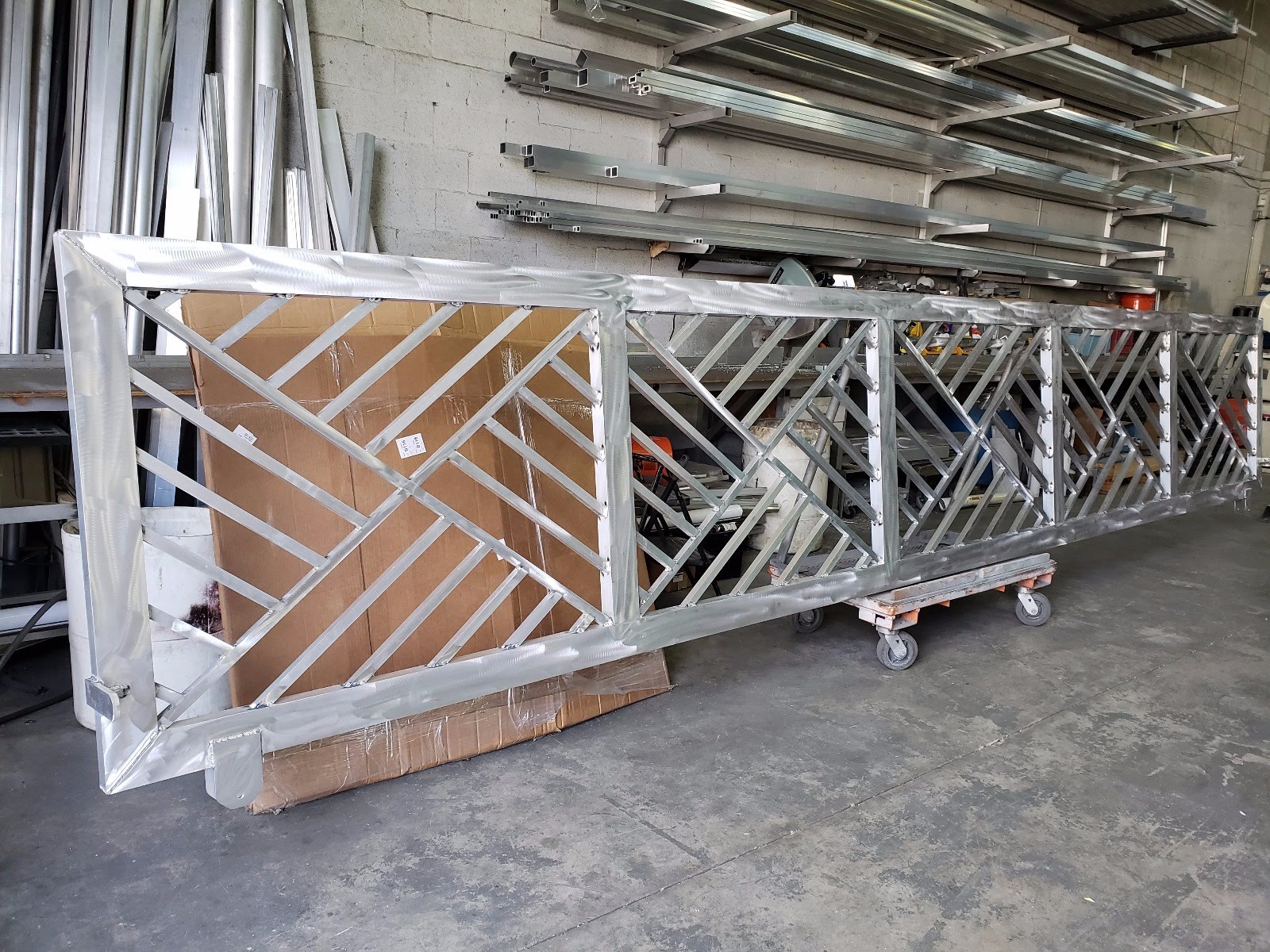 Custom Geometric Fabricated Gate Panels in South Florida